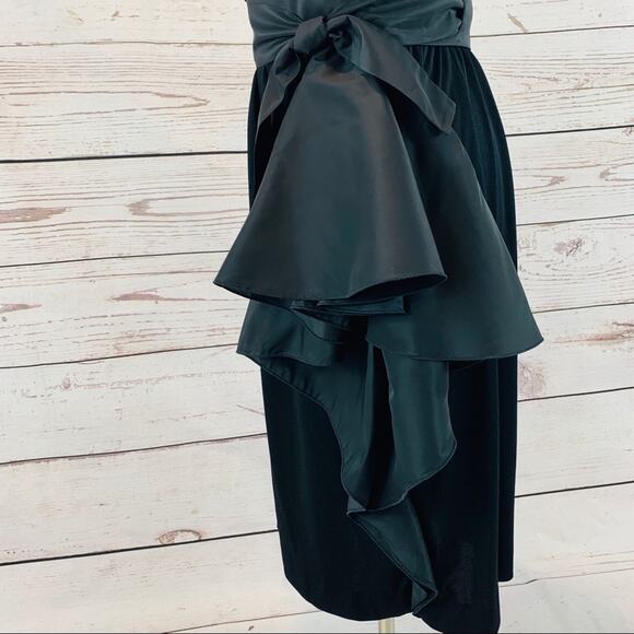 Victor Costa vintage black strapless size 10 70’s - Picture 6 of 8